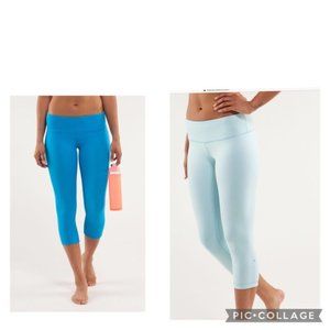 EUC Lululemon Wunder Under Leggings *Reversible